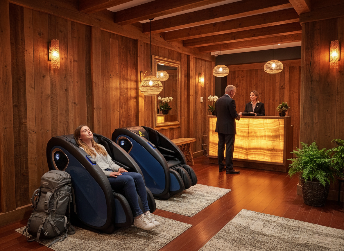 vending massage chair for hotels, massage vending machines hotels, robotic massage chairs hotels, hotel vending massage chairs, commercial massage chairs for hotels
