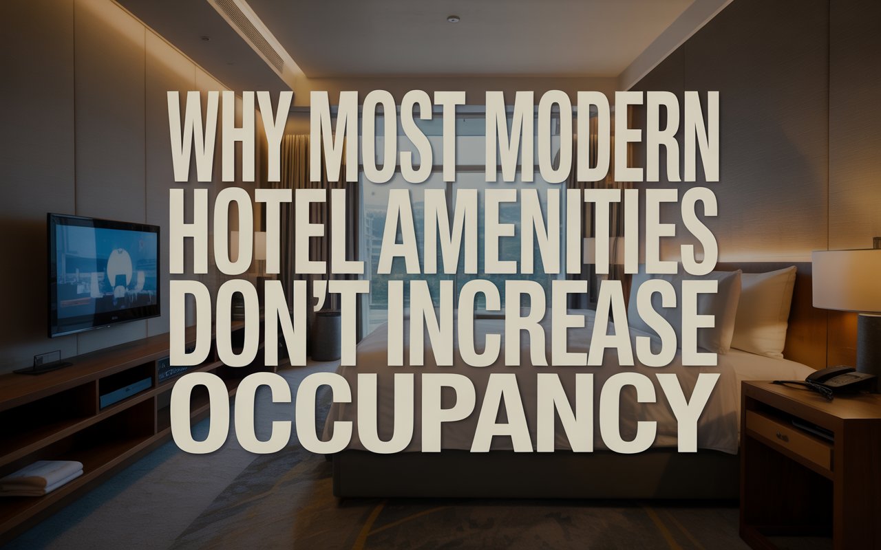 Why Most Hotel Amenities Don’t Increase Occupancy